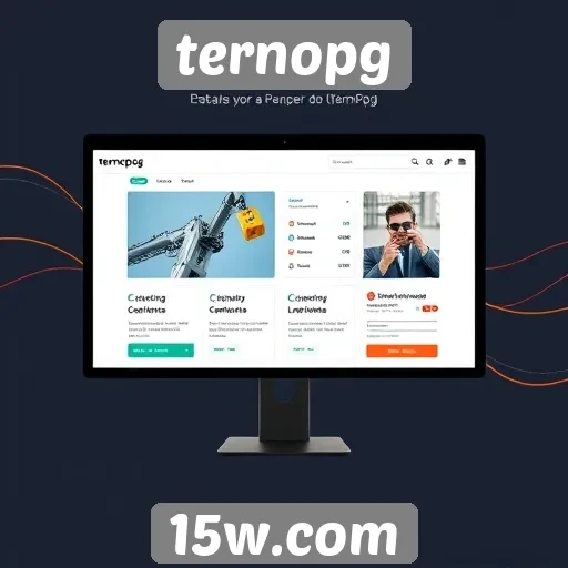 Avaliação do design do site ternopg